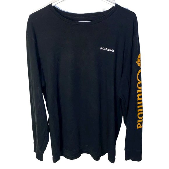 Columbia Other - Columbia Outdoor Cotton Base Layer Spell Out Long Sleeve Tee Mens L